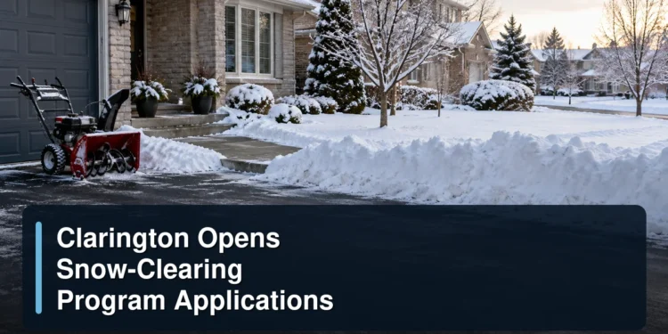 Clarington Opens Snow-Clearing Program Applications Original editorial featured image for: Clarington Opens Snow-Clearing Program Applications