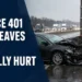 Courtice Highway 401 Crash Leaves Driver Critically Hurt Neutral Highway 401 collision scene illustrating a serious crash in Courtice