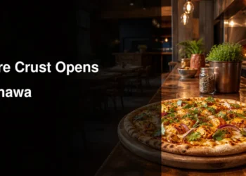 Culture Crust Opens Indian-Inspired Pizza Shop in Oshawa Indian-inspired pizza in a modern restaurant illustrating the Culture Crust Oshawa opening