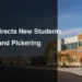 Durham public school with portable classrooms illustrating DDSB overflow placements in Whitby and Pickering