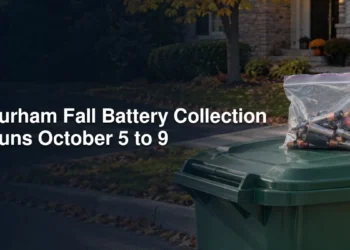 Durham Fall Battery Collection Runs October 5 to 9
