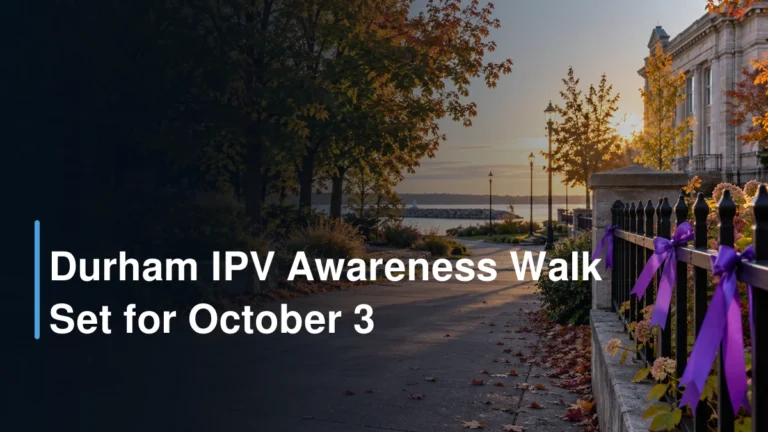 Durham IPV Awareness Walk Set for October 3