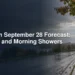 Durham September 28 Forecast: Clouds and Morning Showers Durham September 28 Forecast: Clouds and Morning Showers