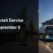 A public bus serving a growing Durham neighbourhood, illustrating September 8 Durham Transit service changes