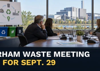 Waste-management committee meeting with the headline Durham Waste Advisory Meeting Set for Sept. 29