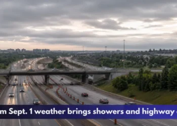Durham Sept. 1 weather brings showers and highway delays