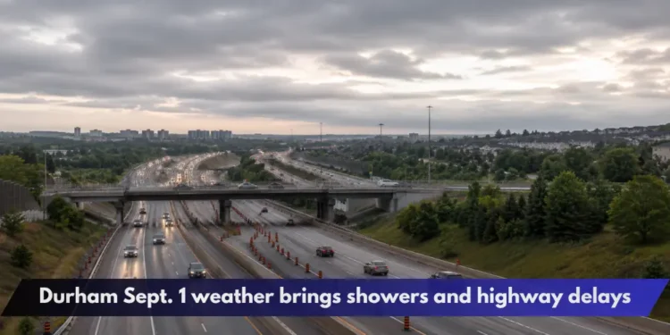 Durham Sept. 1 weather brings showers and highway delays