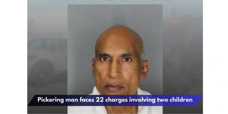 Pickering man faces 22 charges involving two children