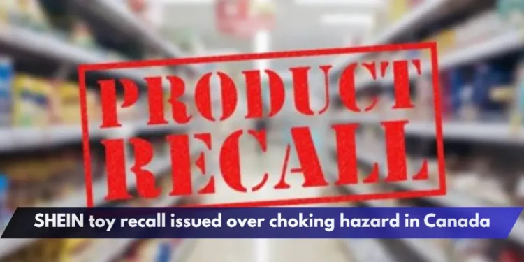 SHEIN toy recall issued over choking hazard in Canada
