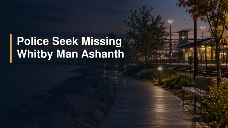 Police Seek Missing Whitby Man Ashanth