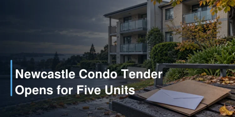 Newcastle Condo Tender Opens for Five Units