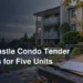Newcastle Condo Tender Opens for Five Units