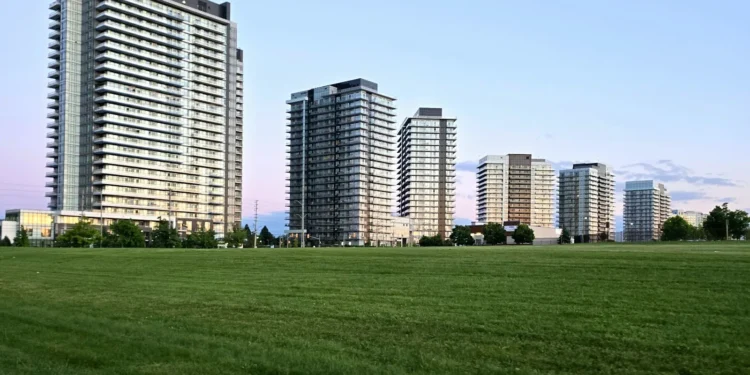 Residential buildings in Mississauga, Ontario