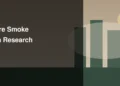 Hazy woodland landscape representing Ontario Tech research into wildfire smoke and health