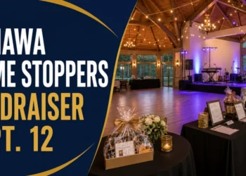 Community fundraising dance and silent auction in an Oshawa pavilion