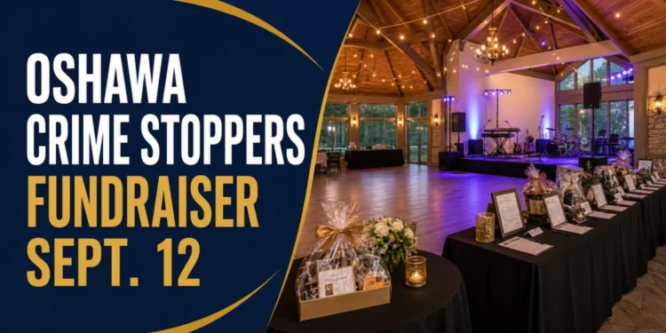 Community fundraising dance and silent auction in an Oshawa pavilion