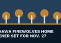 Original local news illustration with the headline Oshawa FireWolves Home Opener Set for Nov. 27