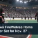 Professional box lacrosse warmup with the headline Oshawa FireWolves Home Opener Set for Nov. 27