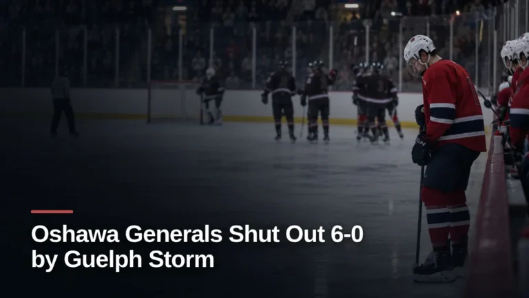 Original editorial featured image for: Oshawa Generals Shut Out 6-0 by Guelph Storm