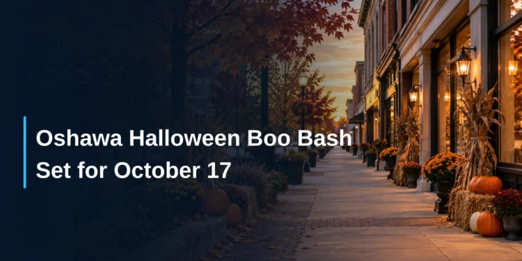 Oshawa Halloween Boo Bash Set for October 17