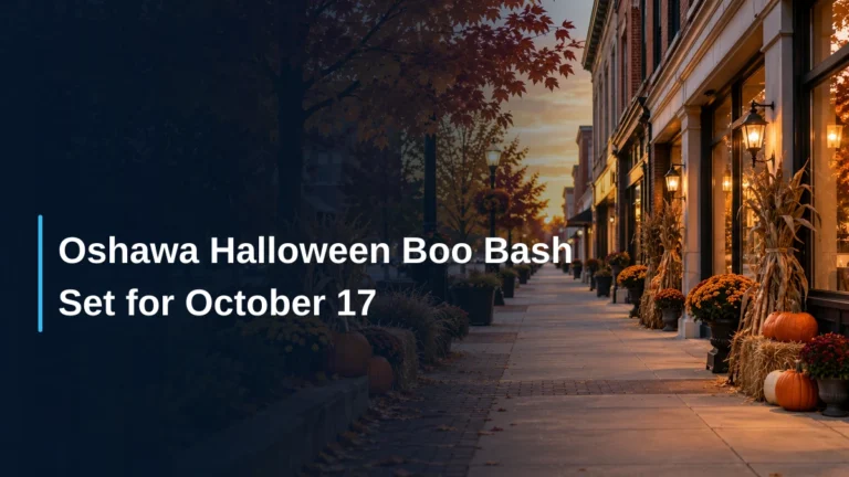 Oshawa Halloween Boo Bash Set for October 17