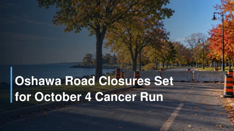 Oshawa Road Closures Set for October 4 Cancer Run