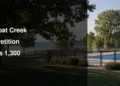 Closed outdoor pool beside Lake Ontario illustrating the Petticoat Creek pool petition
