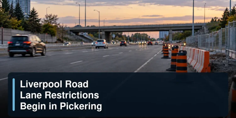 Liverpool Road Lane Restrictions Begin in Pickering Original editorial featured image for: Liverpool Road Lane Restrictions Begin in Pickering