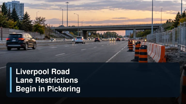 Original editorial featured image for: Liverpool Road Lane Restrictions Begin in Pickering