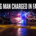 Neutral nighttime collision investigation image for charges against a Pickering driver