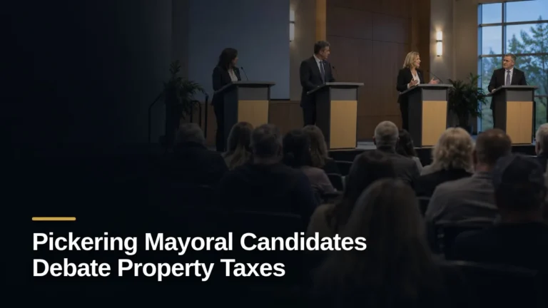 Original editorial featured image for: Pickering Mayoral Candidates Debate Property Taxes
