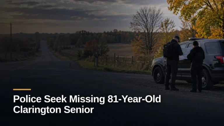 Original editorial featured image for: Police Seek Missing 81-Year-Old Clarington Senior