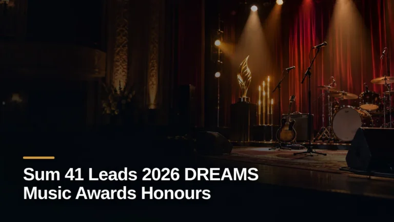Original editorial featured image for: Sum 41 Leads 2026 DREAMS Music Awards Honours
