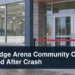 Uxbridge Arena Community Centre Closed After Crash Closed community arena entrance with the headline Uxbridge Arena Community Centre Closed After Crash