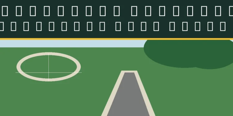 Illustration of a renewed park path with the headline Pickering Replaces Valleyview Park Pathway