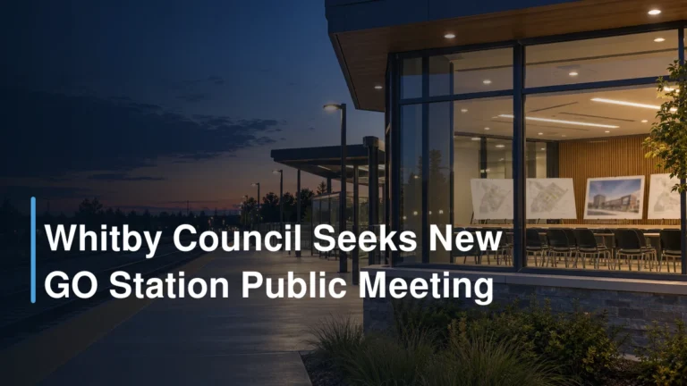 Whitby Council Seeks New GO Station Public Meeting