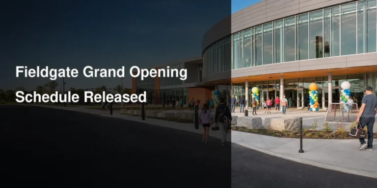 A new Whitby recreation complex prepared for a family grand opening celebration