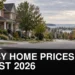 Residential street representing Whitby home prices in August 2026