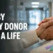Supportive hands in a hospital setting representing a Whitby kidney donor who saved her stepfather