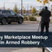 Whitby Marketplace Meetup Ends in Armed Robbery Whitby commercial-area investigation scene with the headline Whitby Marketplace Meetup Ends in Armed Robbery