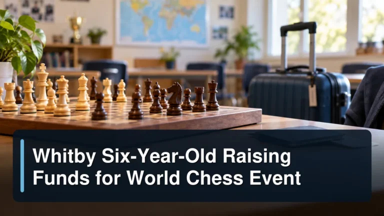 Original editorial featured image for: Whitby Six-Year-Old Raising Funds for World Chess Event