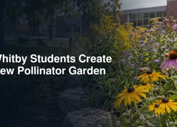 Whitby Students Create New Pollinator Garden Whitby Students Create New Pollinator Garden