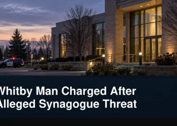 Whitby Man Charged After Alleged Synagogue Threat Original editorial featured image for: Whitby Man Charged After Alleged Synagogue Threat