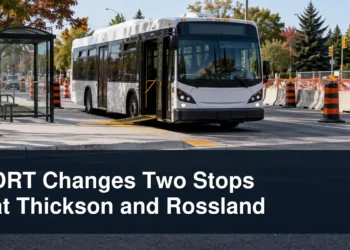 DRT Changes Two Stops at Thickson and Rossland Original editorial featured image for: DRT Changes Two Stops at Thickson and Rossland