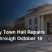 Whitby Town Hall Repairs Run Through October 16