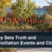 Whitby Sets Truth and Reconciliation Events and Closures Orange-ribbon community memorial setting with the headline Whitby Sets Truth and Reconciliation Events and Closures