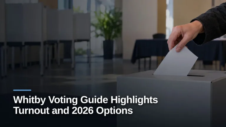 Original editorial featured image for: Whitby Voting Guide Highlights Turnout and 2026 Options