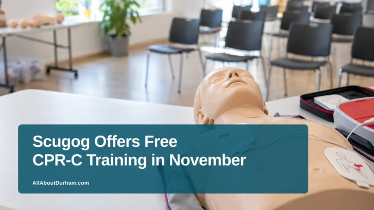 Scugog Offers Free CPR-C Training in November — AllAboutDurham.com featured image