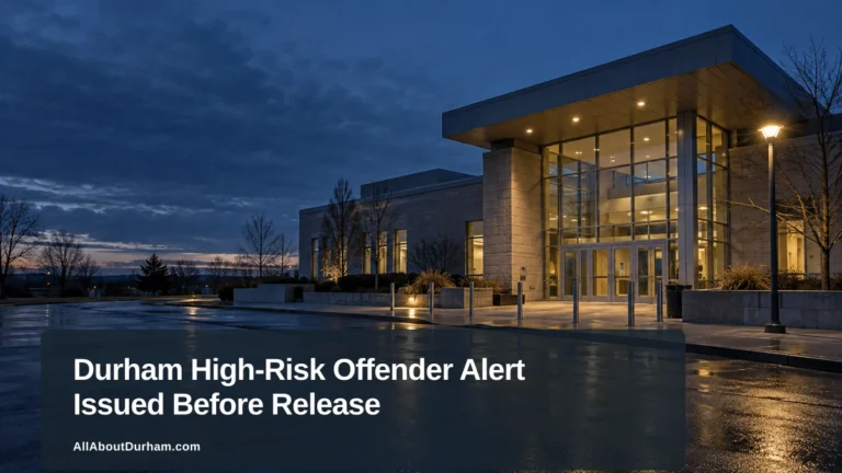 Durham High-Risk Offender Alert Issued Before Release — AllAboutDurham.com featured image