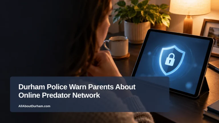 Durham Police Warn Parents About Online Predator Network — AllAboutDurham.com featured image